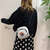 Women's Canvas Crossbody Handbag Small Shoulder Purse for Ladies