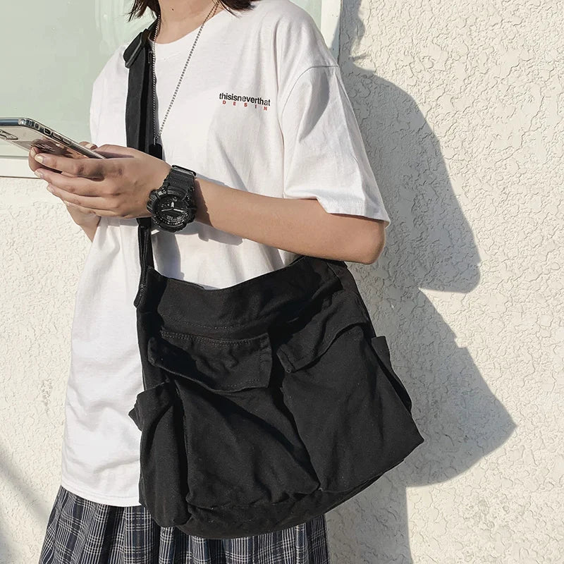 Women's Canvas Shoulder Bags Casual Large Capacity Tote