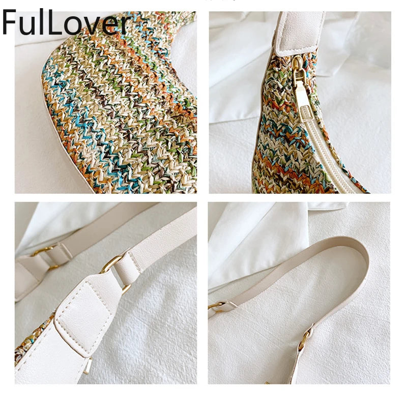 Women's Casual Shoulder Bags Contrast Pu Leather Bags