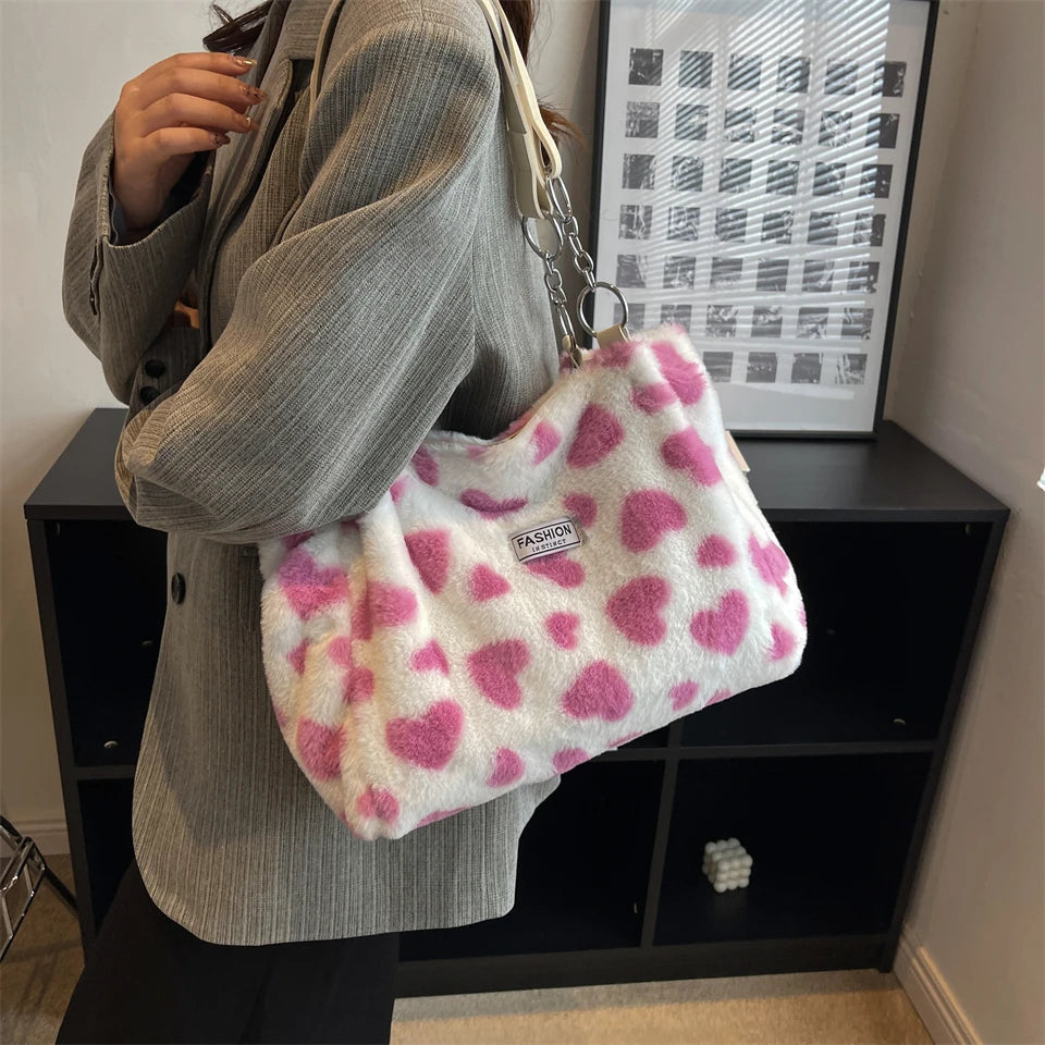 Women's Chain Shoulder Crossbody Handbag Large Capacity Totes Purse Satchel