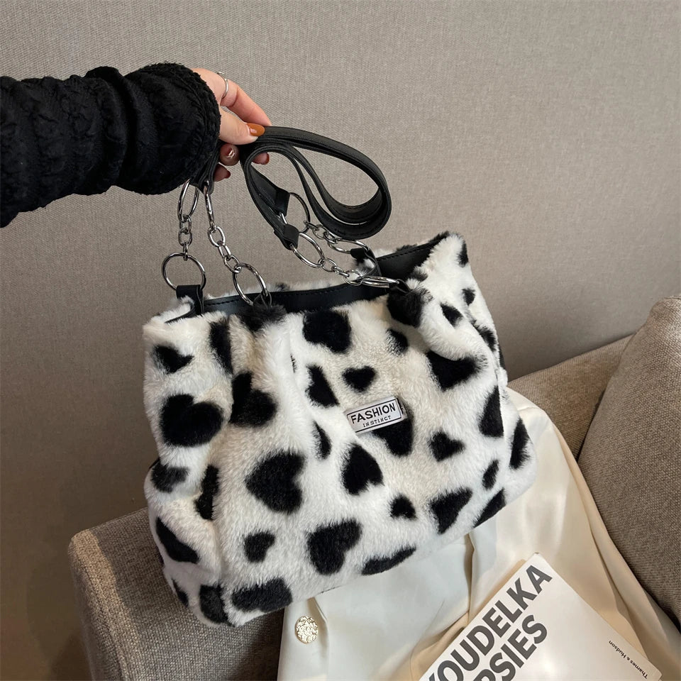 Women's Chain Shoulder Crossbody Handbag Large Capacity Totes Purse Satchel