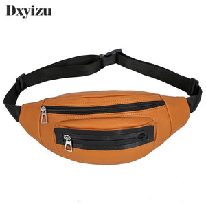 Women's Chest Bag Female Pu Leather Sling Handbag