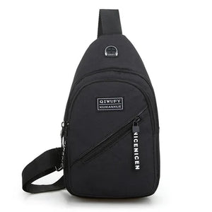 Casual Chest Pack Canvas Messenger Shoulder Bag