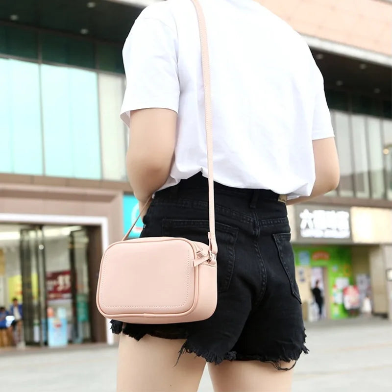 Women's High PU Leather Shoulder Messenger Bag