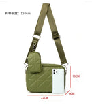 Women's Shoulder Messenger Bag PU Leather Large Capacity Handbag