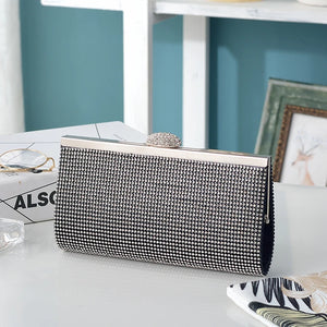 Glitter Chain Silk Evening Bag Blushing Pink