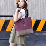Canvas Shoulder Bag Casual Tote Large Capacity Bags For Women Ladies