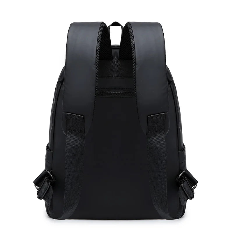 Waterproof Nylon Laptop Backpack Women Men School Bag