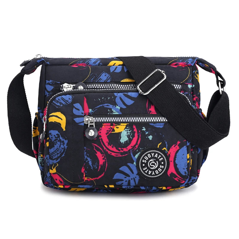 Women's Messenger Bag Large Capacity Crossbody Nylon Handbag