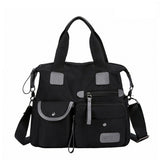 Women's Multi-pocket Shoulder Bag for Outdoor Travel Large Capacity Handbags