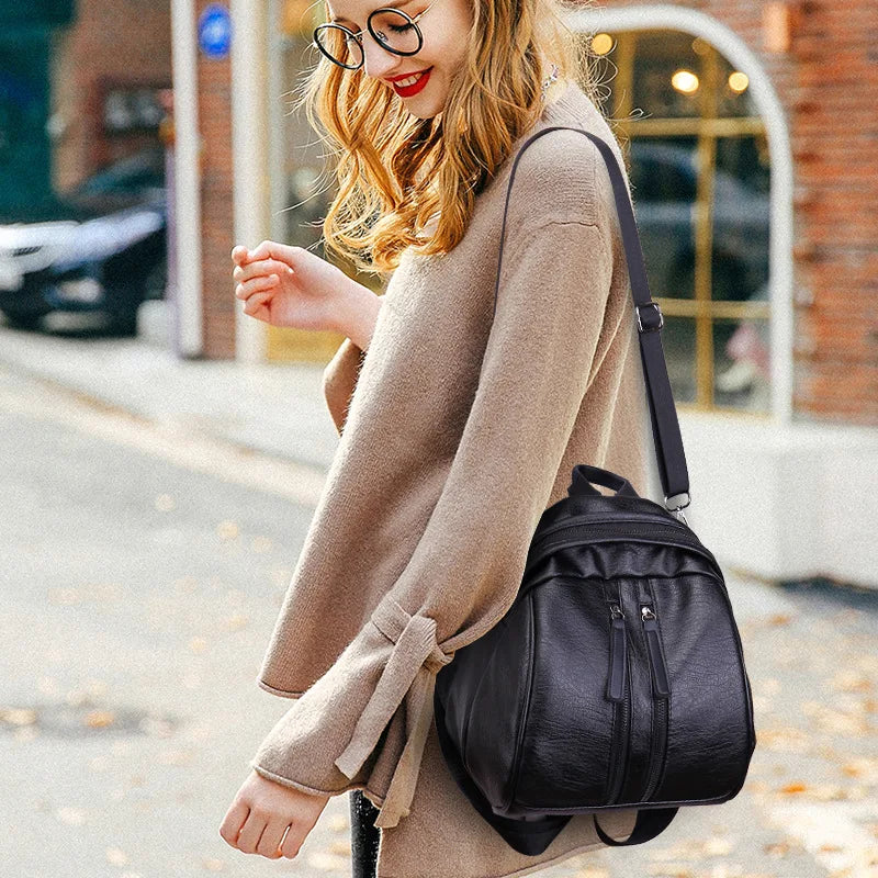 Women's College Style Backpack Small Shoulder Bag