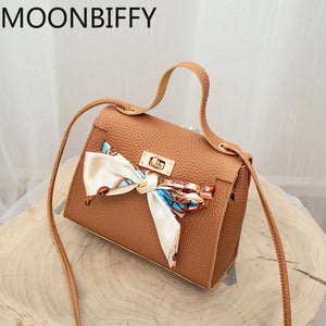 Bow-Knot Shoulder Bag Wallets for Women PU Leather