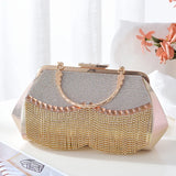 Rhinestone Evening Bag Silver Red Fall & Winter