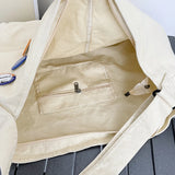 Women's Canvas Messenger Bag Large Capacity Casual Shoulder Handbag