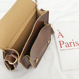 Women's Pu Leather Shoulder Bag Straddle Messenger Handbag