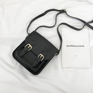 Women's Pu Leather Shoulder Bag Straddle Messenger Handbag