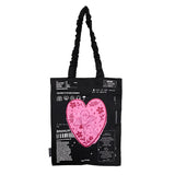 Graffiti Clash Shoulder Bag Large Capacity Canvas Shopping Bag