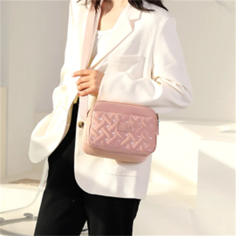 Women's Nylon Shoulder Bag Small Handbag Messenger Tote Wallet Phone Bags