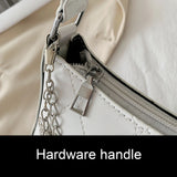 Vintage Butterfly Chain PU Leather Shoulder Bag