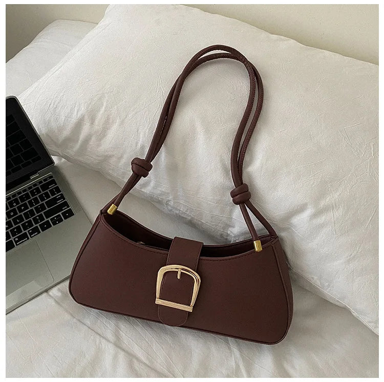 Women's Small Shoulder Bag Texture Crossbody Underarm Bag