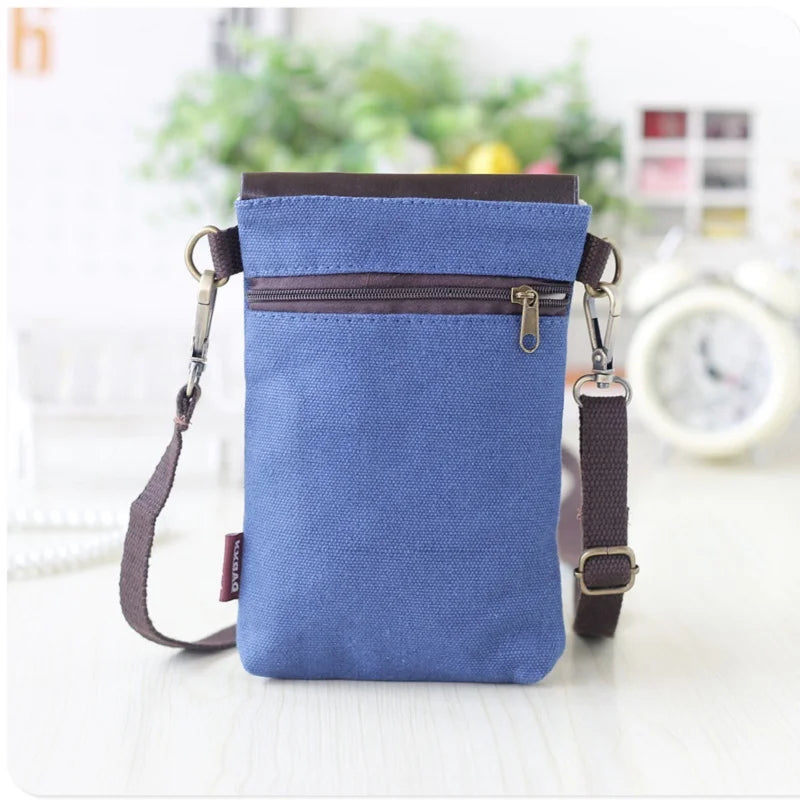 Canvas PU Leather Women's Shoulder Bags Cartoon Prints Handbags