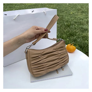 Women's Spring/Summer Textured Underarm Shoulder Bags