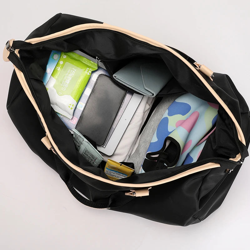 Women's Shoulder Bag Large Capacity Tote Crossbody Bags Ladies Nylon Messenger B