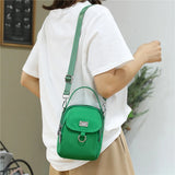 Women's Single Shoulder Bag High Durable Fabric Mini Handbag Cross-body Bag