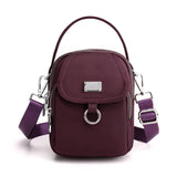 Women's Single Shoulder Bag High Durable Fabric Mini Handbag Cross-body Bag