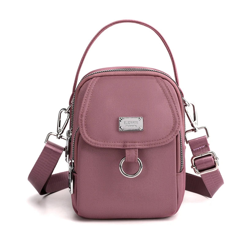 Women's Single Shoulder Bag High Durable Fabric Mini Handbag Cross-body Bag