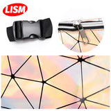 Women's Travel Handbag Laser Waist Bag Girls Colorful Slim Linggo