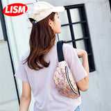 Women's Travel Handbag Laser Waist Bag Girls Colorful Slim Linggo