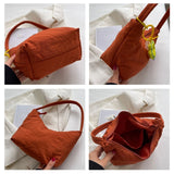 Women's Underarm Bag Solid Handbag Large Capacity Mummy Bag