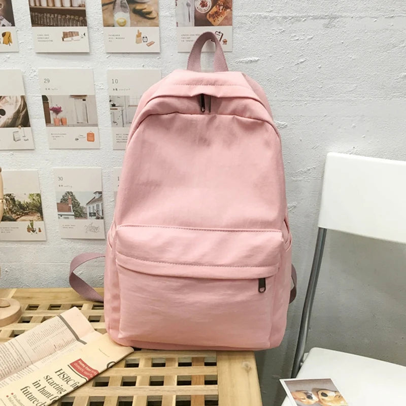 Women's Waterproof Backpack Shoulder Bag - School Bag