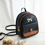 Casual Contrast Shoulder Strap Women's Multi-function Bag