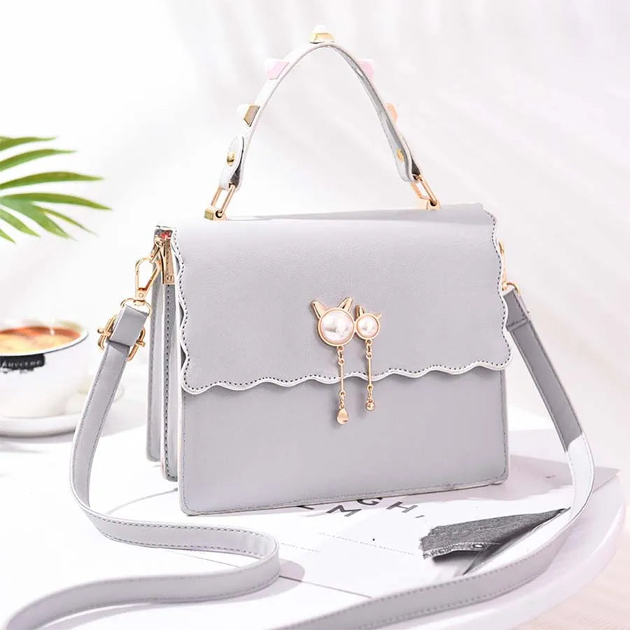 Cat Ear Pendant Shoulder Bag for Women