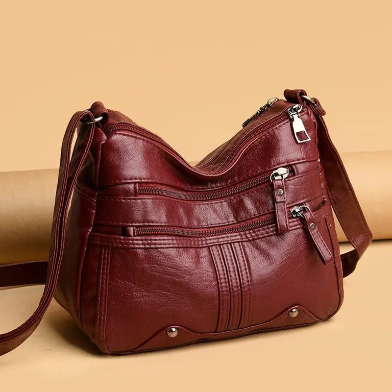 Women Shoulder Bag Crossbody Handbag Soft Pu Leather Sac A Main