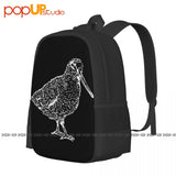 Woodcock Bird American Birds Lover Hunter Backpack Large Capacity Foldable