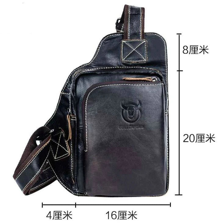 Hot Leather Messenger Bag Crossbody for Men