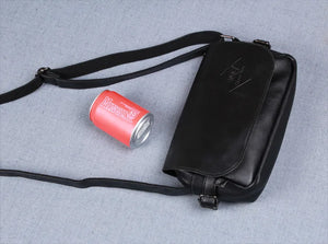 Vintage Messenger Bag for Men Small Flap Crossbody Shoulder Bag