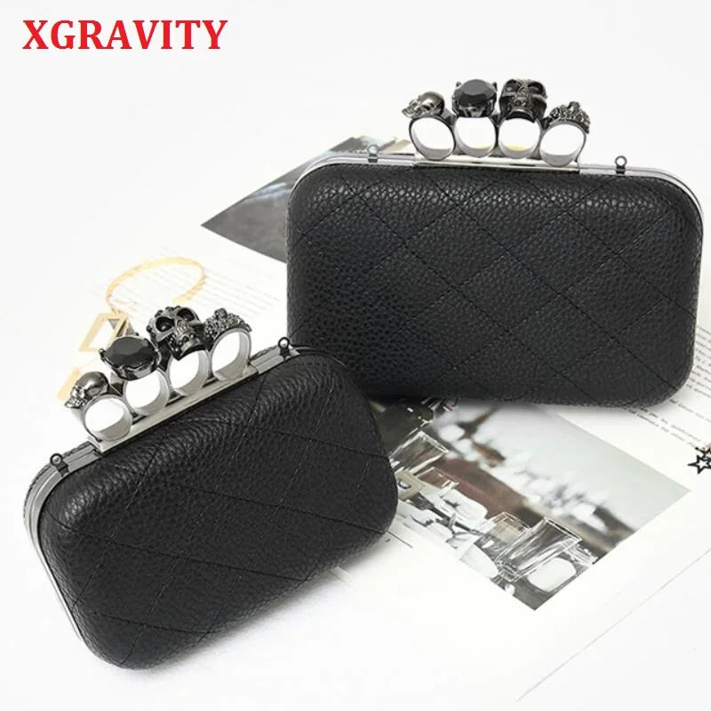 Casual Envelope Bag Women Clutches Handbags Ladies Ghost Bag 050