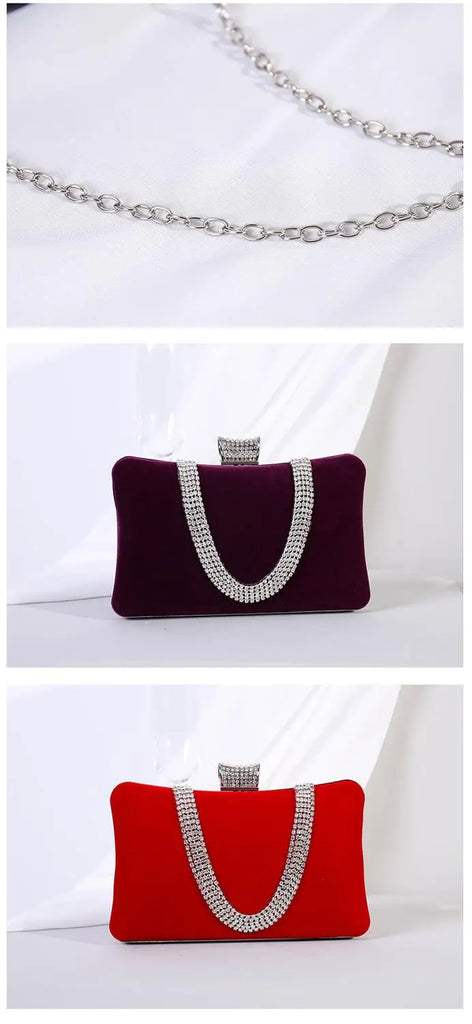 Crystal diamond Evening Bags, Wedding Handbags