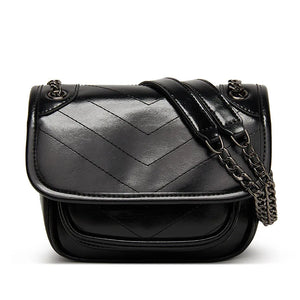 Y10 Casual Chain Shoulder Bag Wild Net Red Small Square Bag