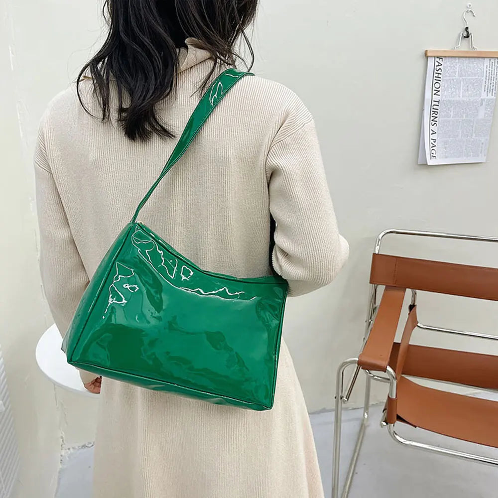 Women's Shoulder Bag Large Capacity Casual Square Leather Evening Clutch