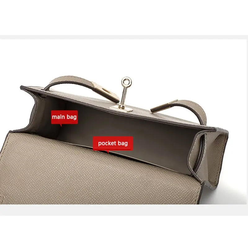 YIZHONG Leather Kally Handbags Women Bags High Shoulder Bag