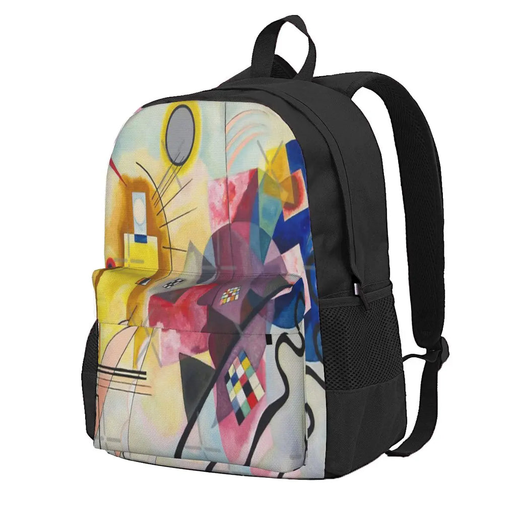Wassily Backpack Yellow-Red-Blue 1925 Men's Women's School Bags