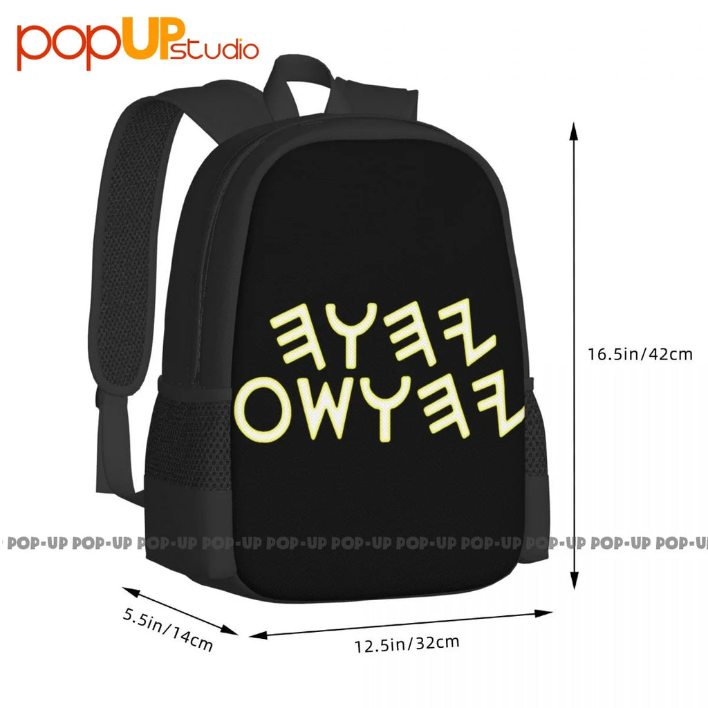 Yhwh Yahuah Yahshua Backpack Large Capacity Bookbag Style 3D Printing School Bag