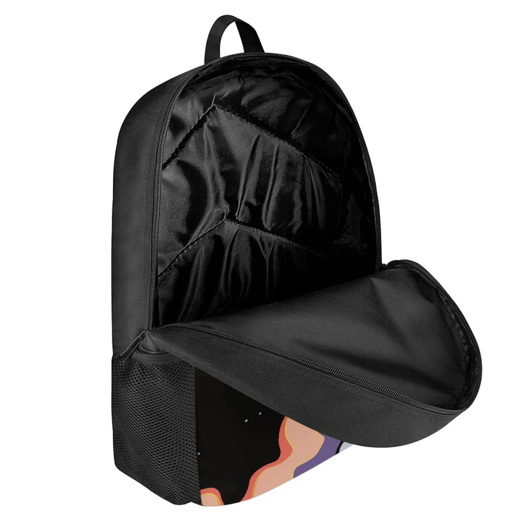 17 Inch Astronaut Print Student Backpack