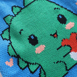 Cute Dino Handbag Foldable Women Shoulder Bags