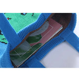 Cute Dino Handbag Foldable Women Shoulder Bags